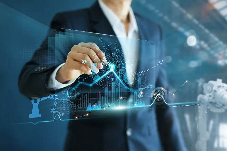 Manager reviewing automation